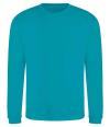 JH030 Colours Sweatshirt Lagoon Blue colour image